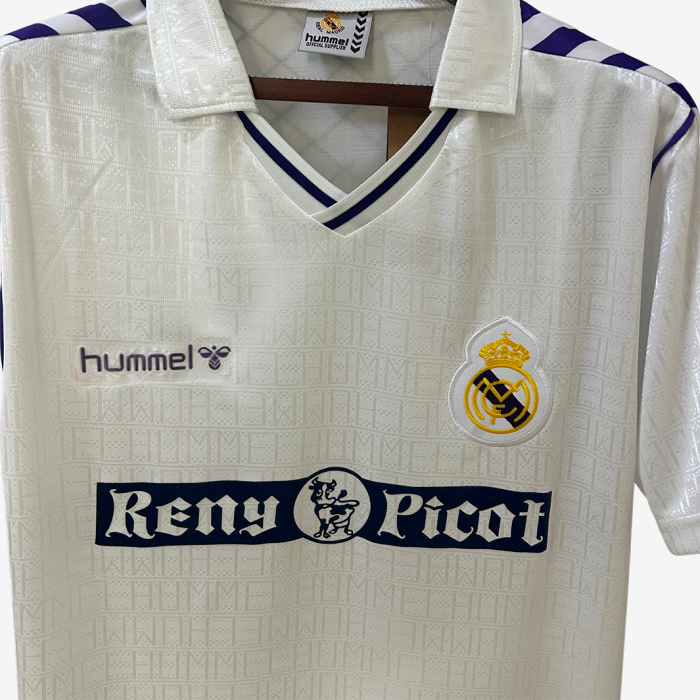 Real Madrid 1989/90 Home Jersey – Retro Version - Image 2
