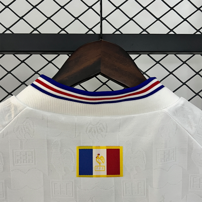 France 1996  Away Jersey – Retro Version - Image 2