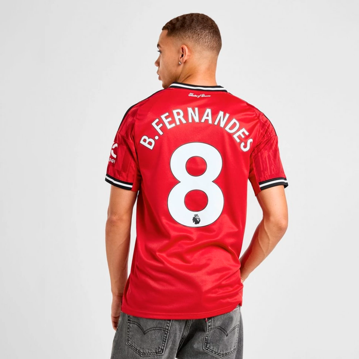 Manchester United 2025/26 B. Fernandes #8 Home Jersey – Fan Version - Image 1