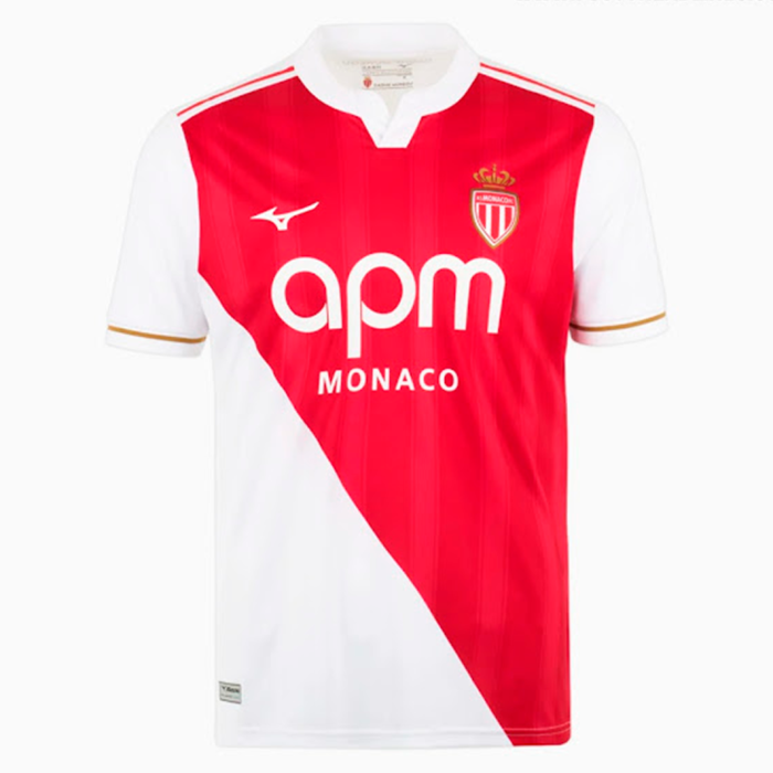 AS Monaco 2025/26 Home Jersey - Fan Version - Image 1