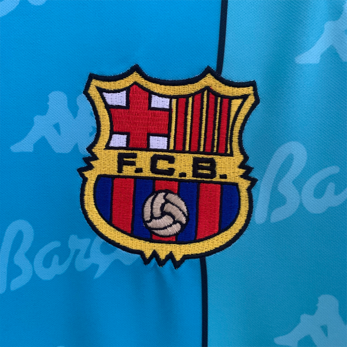 Barcelona 1996/97 Away Jersey Long Sleeve – Retro Version - Image 2