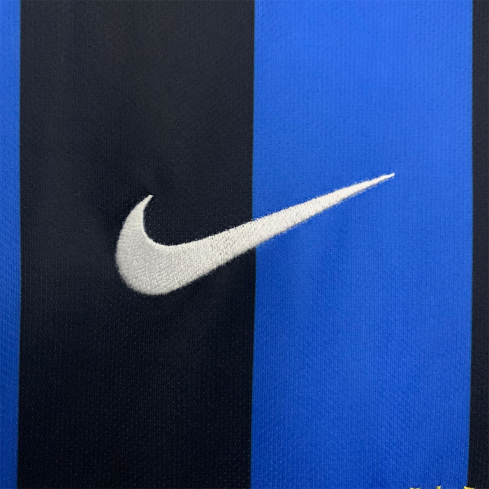 Inter Milan 2009/10 Home Jersey Champions League Edition Long Sleeve – Retro Version - Image 2