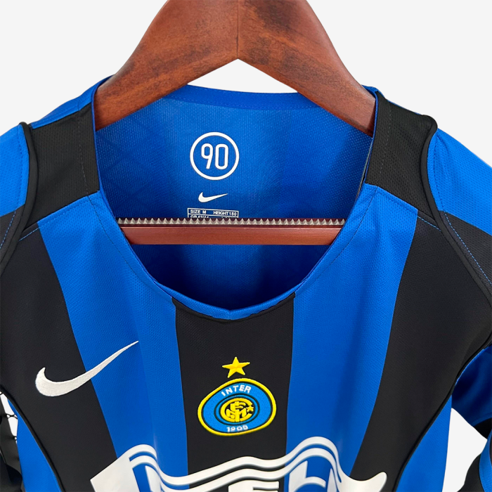 Inter Milan 2004/05 Home Jersey – Retro Version - Image 3
