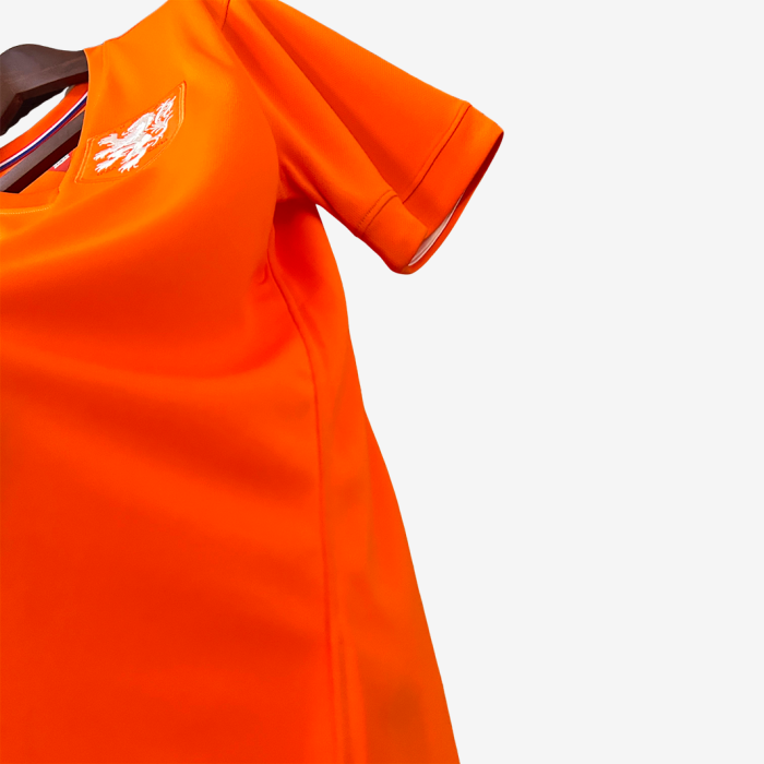 Netherlands 2014 Home Jersey – Retro Version - Image 3