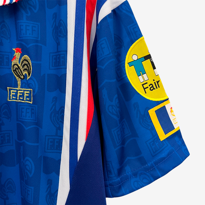 France 1996 Home Jersey – Retro Version - Image 3