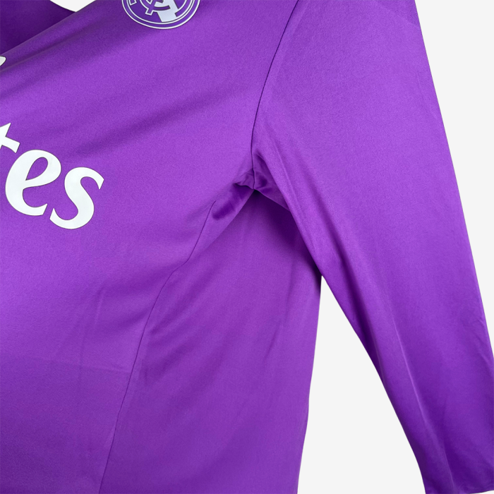 Real Madrid 2016/17 Away Jersey Long Sleeve – Retro Version - Image 3