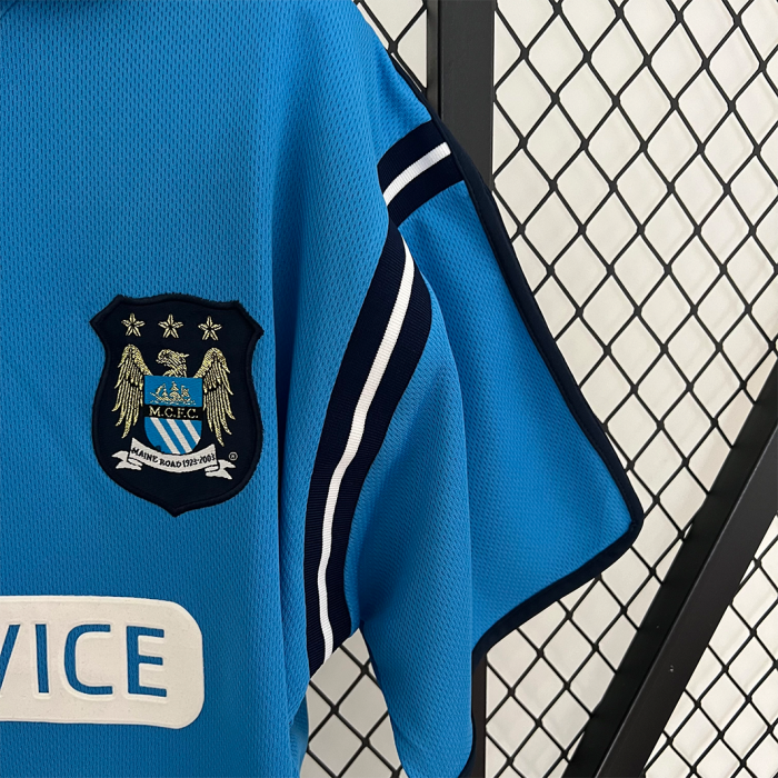 Manchester City 2002/03 Home Jersey – Retro Version - Image 3