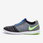 Nike Lunar Gato 2 IC - Nero/Lime Glow/Azzurro Foto - Image 6