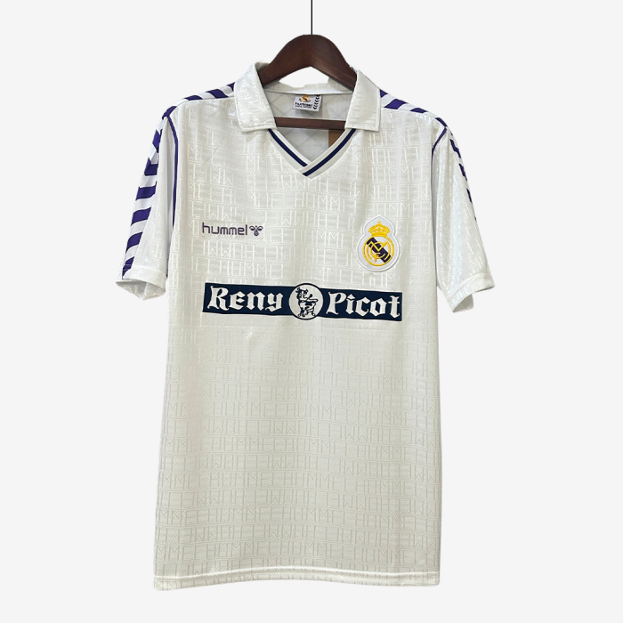 Real Madrid 1989/90 Home Jersey – Retro Version - Image 1