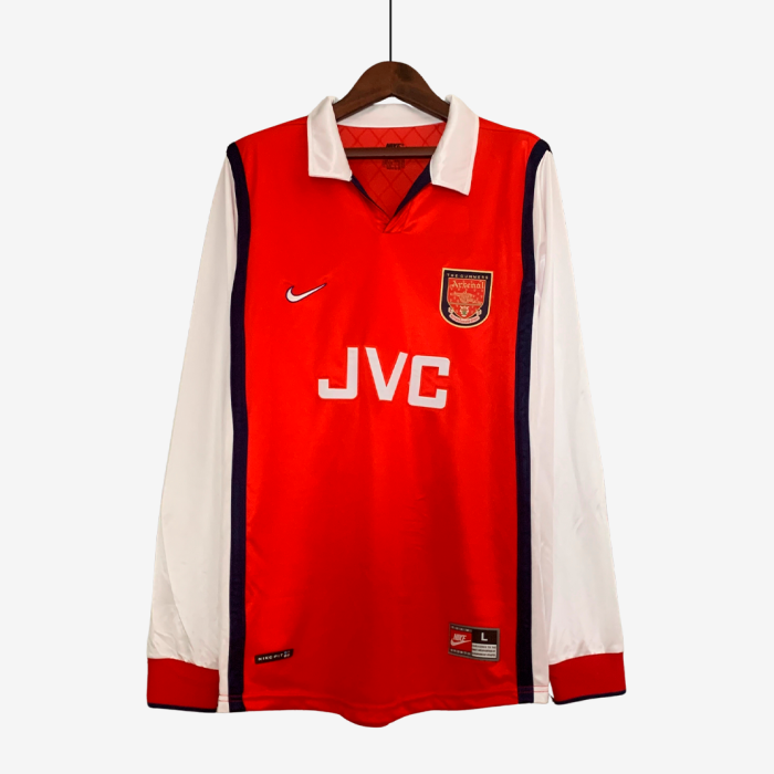 Arsenal 1998/99 Home Jersey Long Sleeve – Retro Version - Image 1