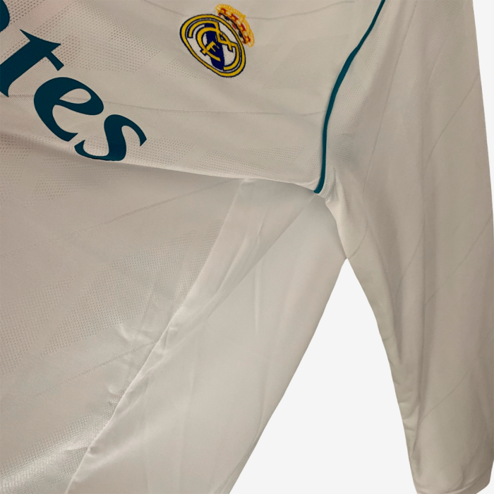 Real Madrid 2017/18 Home Jersey Long Sleeve – Retro Version - Image 4