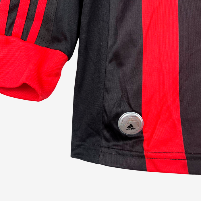 AC Milan 2009/10 Home Jersey Long Sleeve – Retro Version - Image 4