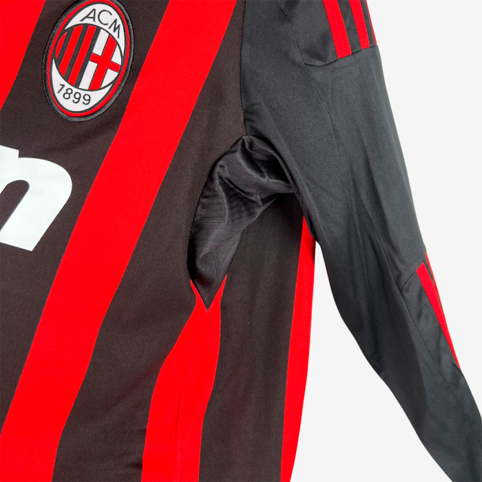 AC Milan 2008/09 Home Jersey Long Sleeve – Retro Version - Image 4