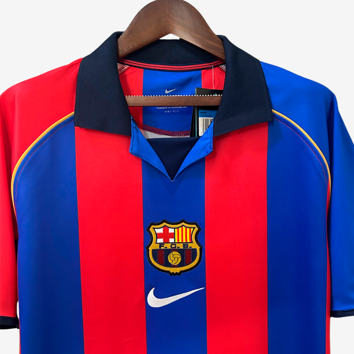 Barcelona 2001/02 Home Jersey – Retro Version - Image 5