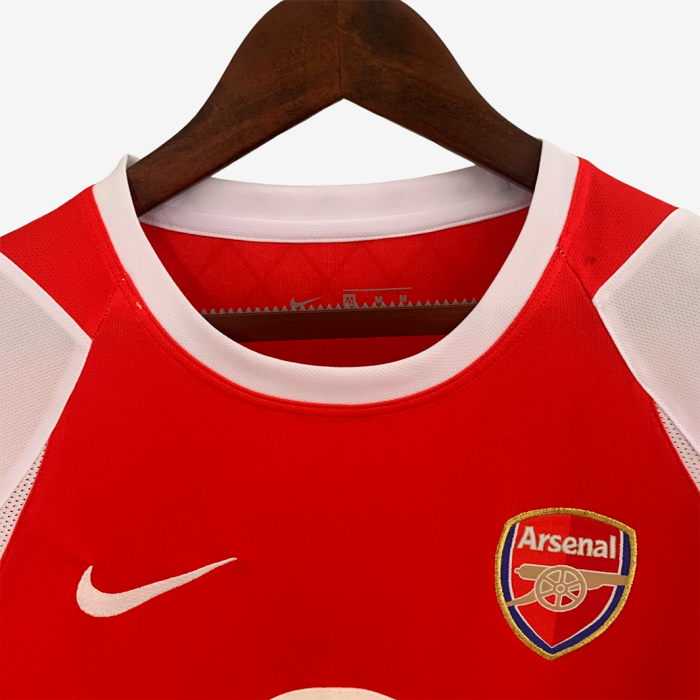 Arsenal 2002/04 Home Jersey Long Sleeve – Retro Version - Image 4