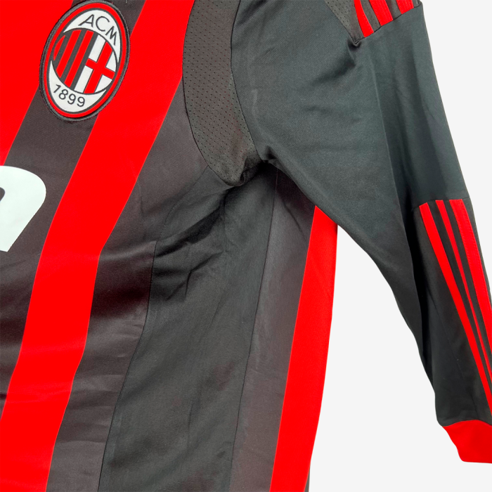 AC Milan 2009/10 Home Jersey Long Sleeve – Retro Version - Image 5