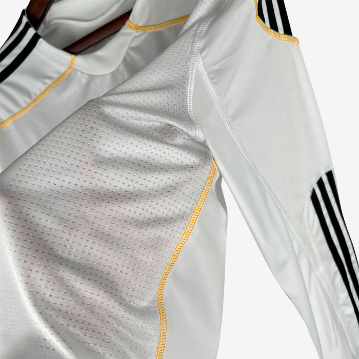 Real Madrid 2009/10 Home Jersey Long Sleeve – Retro Version - Image 5