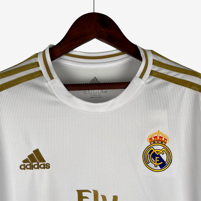 Real Madrid 2019/20 Home Jersey Long Sleeve – Retro Version - Image 5