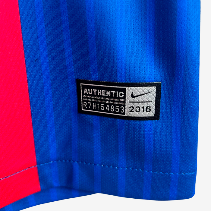 Barcelona 2016/17 Home Jersey Long Sleeve – Retro Version - Image 5