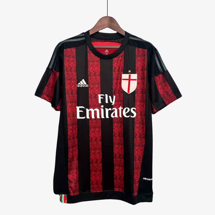 AC Milan 2015/16 Home Jersey – Retro Version - Image 1