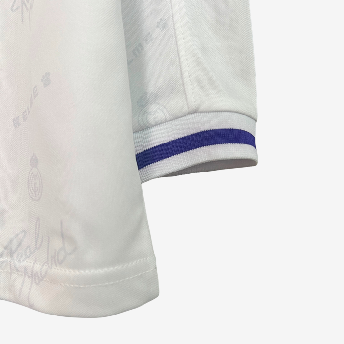 Real Madrid 1994/96 Home Jersey Long Sleeve – Retro Version - Image 5