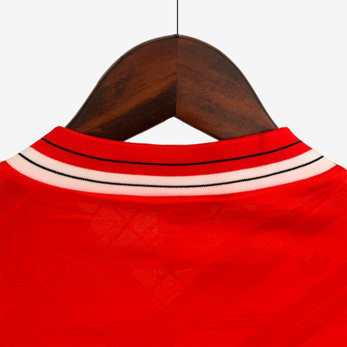 Manchester United 1986/88 Home Jersey Long Sleeve – Retro Version - Image 5