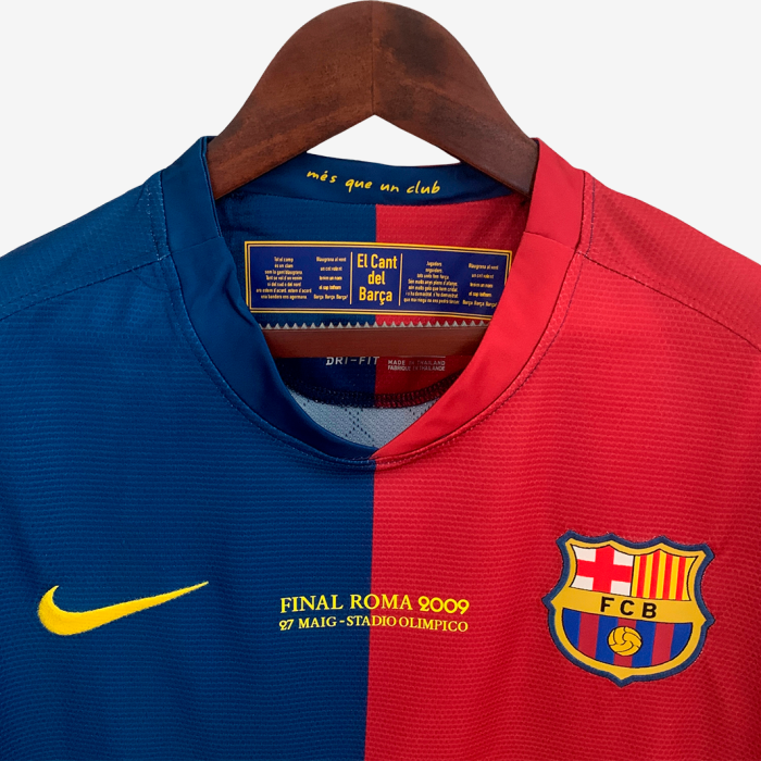 Barcelona 2008/09 Home Jersey Long Sleeve – Retro Version - Image 6