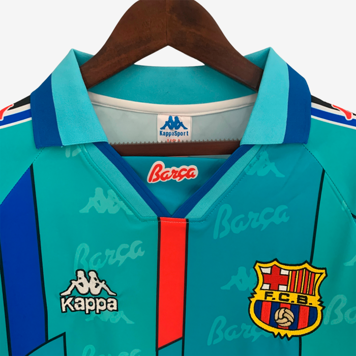 Barcelona 1996/97 Away Jersey Long Sleeve – Retro Version - Image 6