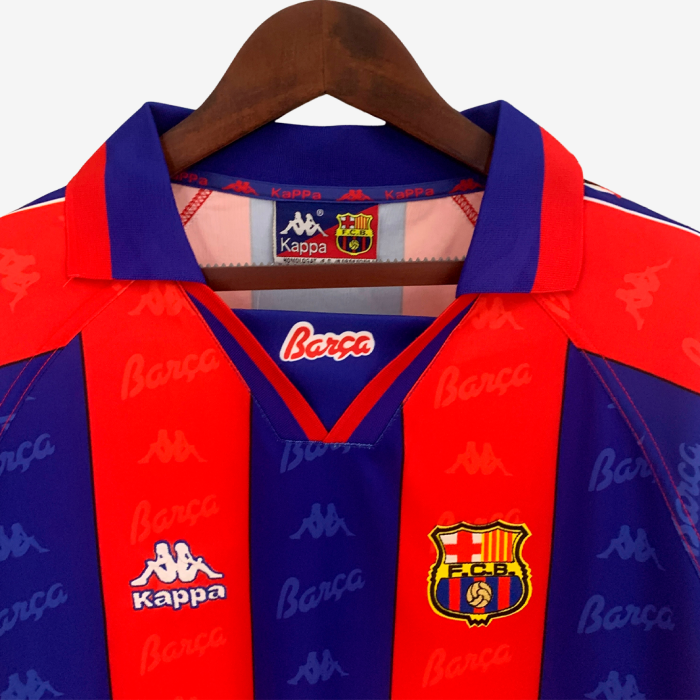 Barcelona 1996/97 Home Jersey Long Sleeve – Retro Version - Image 5