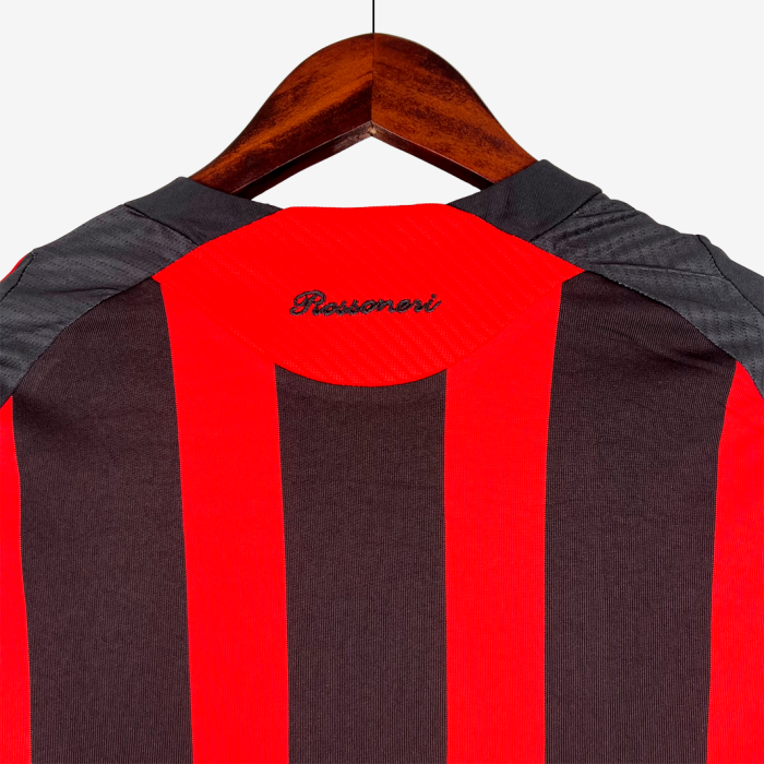 AC Milan 2008/09 Home Jersey Long Sleeve – Retro Version - Image 6
