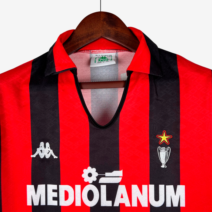 AC Milan 1989/90 Home Jersey – Retro Version - Image 6