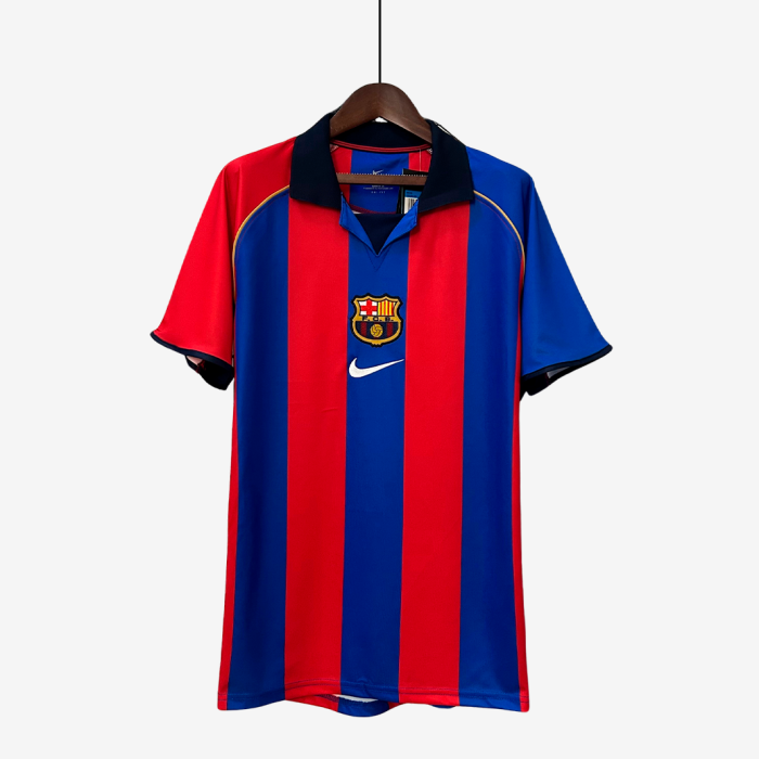 Barcelona 2001/02 Home Jersey – Retro Version - Image 1