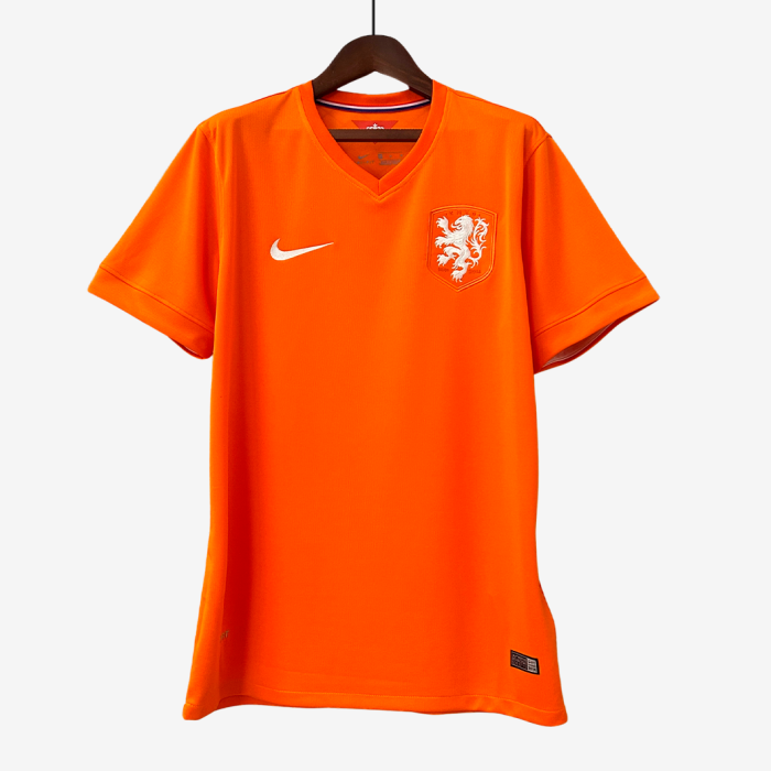 Netherlands 2014 Home Jersey – Retro Version - Image 1