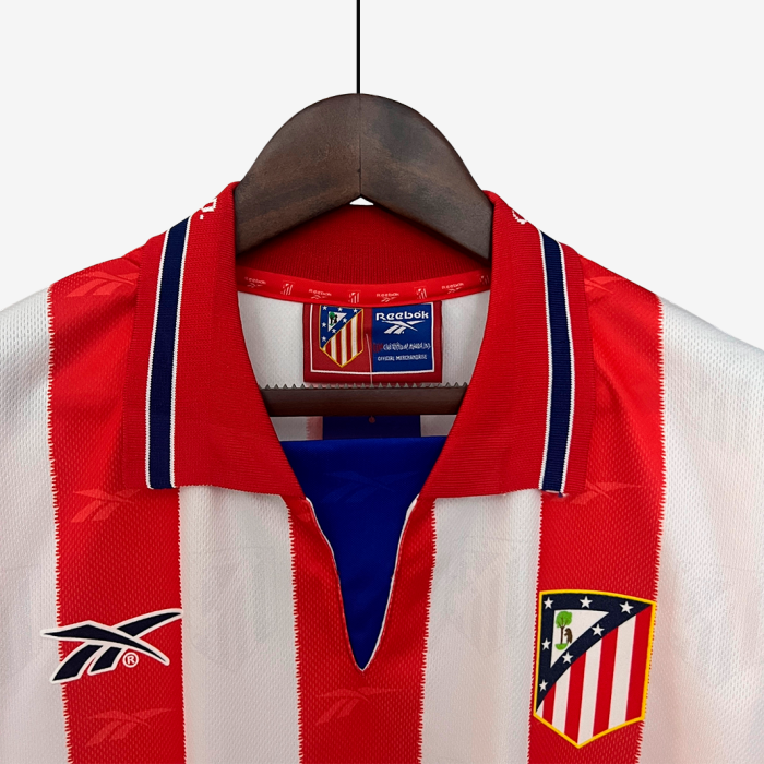 Atletico Madrid 1998/99 Home Jersey – Retro Version - Image 7
