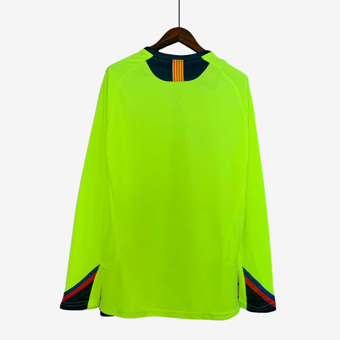 Barcelona 2005/06 Away Jersey Long Sleeve – Retro Version - Image 7