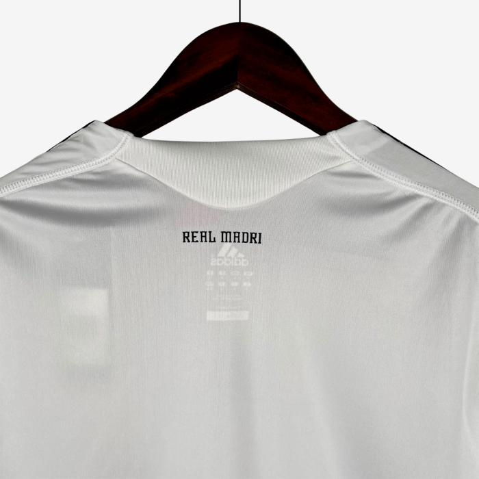 Real Madrid 2009/10 Home Jersey Long Sleeve – Retro Version - Image 7