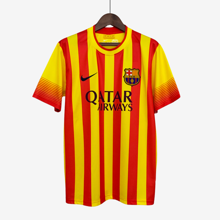 Barcelona 2013/14 Away Jersey – Retro Version - Image 1