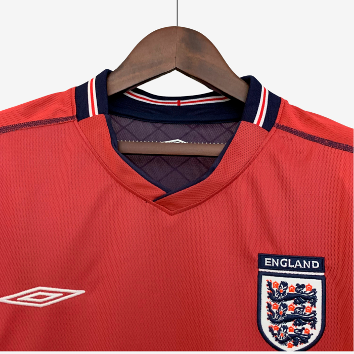 England 2002 Away Jersey – Retro Version - Image 7