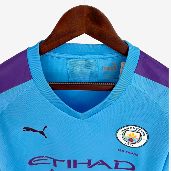 Manchester City 2019/20 Home Jersey – Retro Version - Image 7
