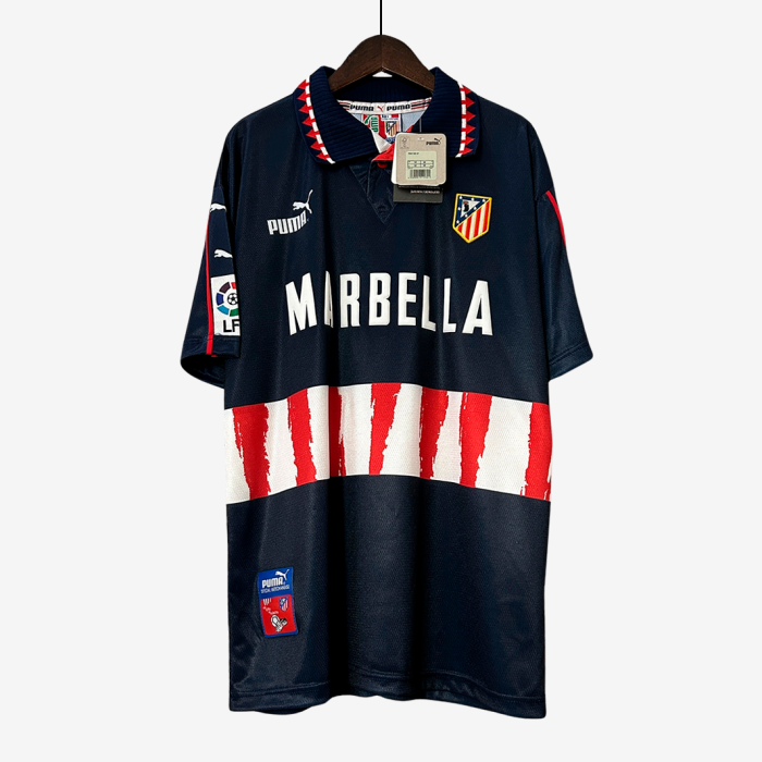 Atletico Madrid 1997/98 Away Jersey – Retro Version - Image 1