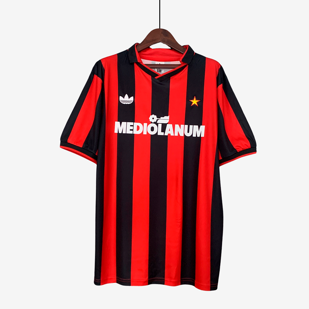 7 AC Milan 1990/91 Home Jersey – Retro Version - Image 1