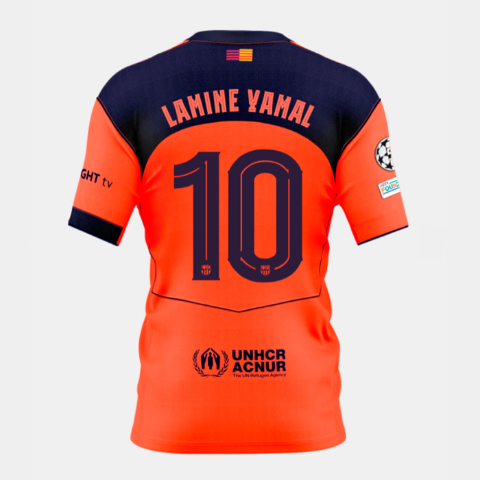 Barcelona 2025/26 Lamine Yamal #10 Third Jersey UCL Total 90 – Player Version - Image 1