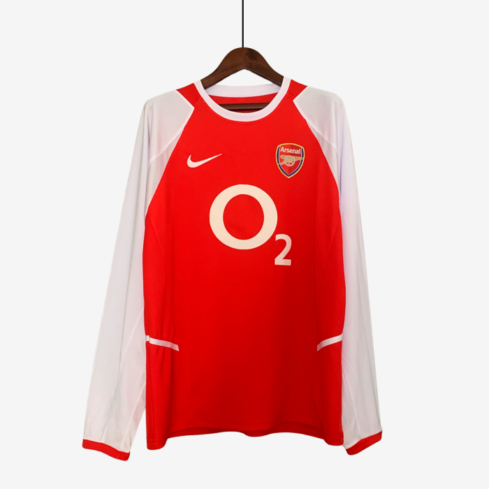 Arsenal 2002/04 Home Jersey Long Sleeve – Retro Version - Image 1