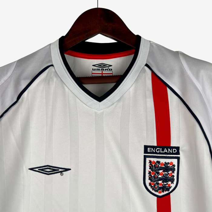 England 2002 Home Jersey – Retro Version - Image 8