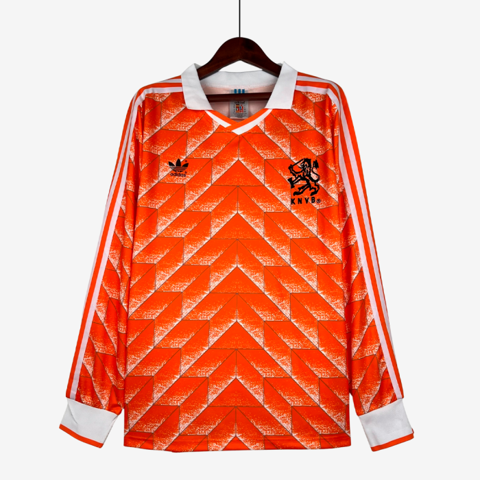 Netherlands 1998 Home Jersey Long Sleeve – Retro Version - Image 1