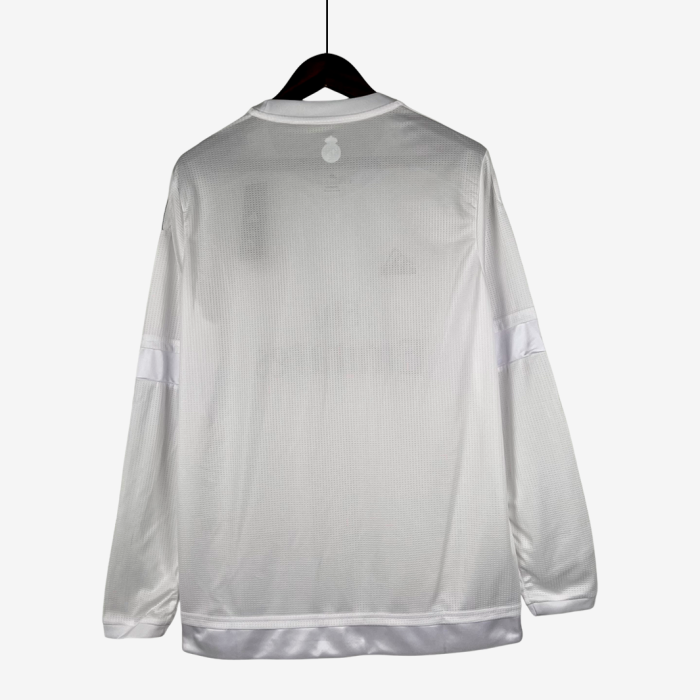 Real Madrid 2015/16 Home Jersey Long Sleeve – Retro Version - Image 8