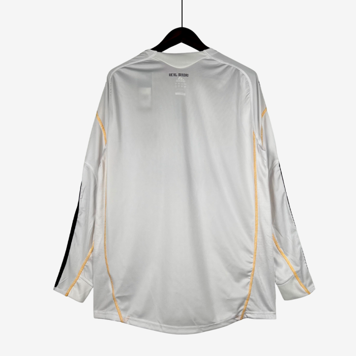 Real Madrid 2009/10 Home Jersey Long Sleeve – Retro Version - Image 9
