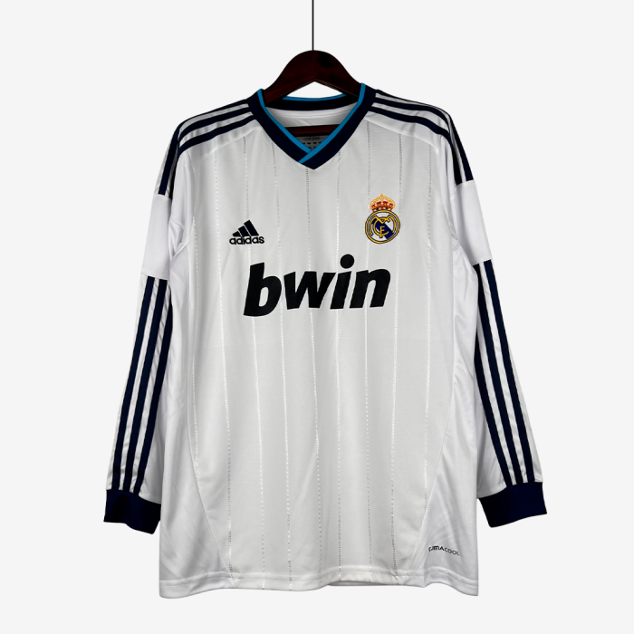 Real Madrid 2012/13 Home Jersey Long Sleeve – Retro Version - Image 1