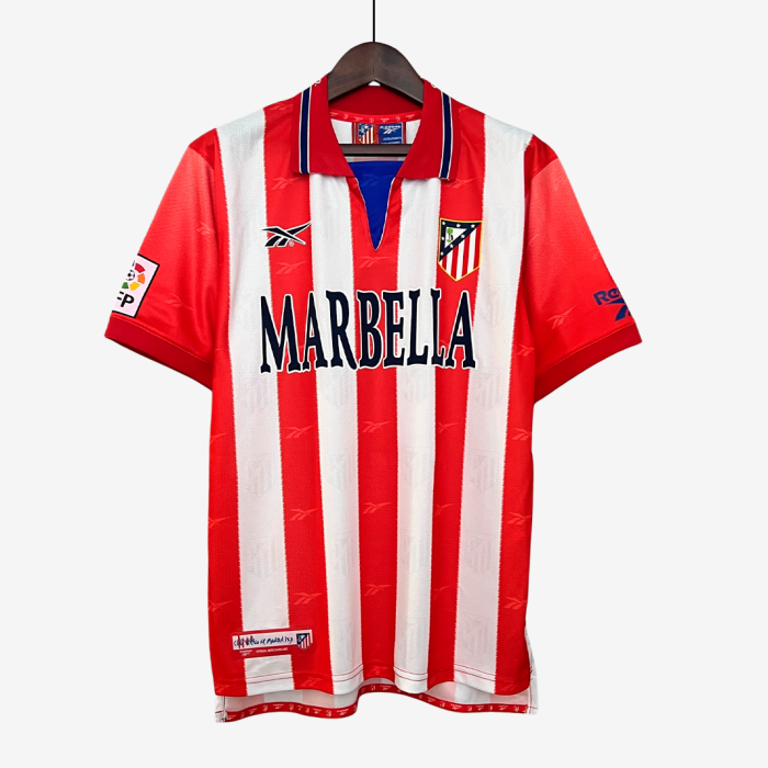 Atletico Madrid 1998/99 Home Jersey – Retro Version - Image 1