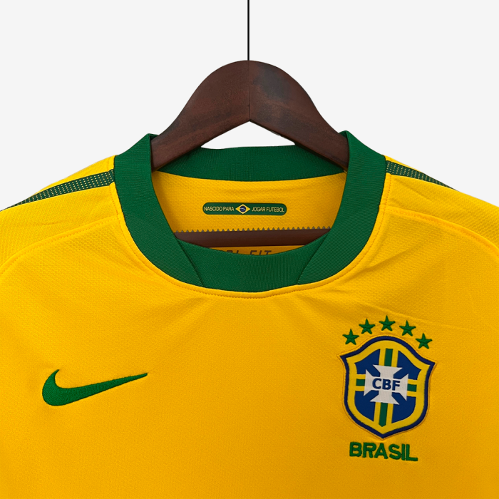 Brazil 2010 Home Jersey – Retro Version - Image 9